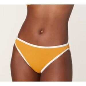 Andie‎ Women's L The Bells Hipster Swim Bottom Topaz Gold NWT